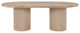 Belinda Oak Wood Dining Table, Oak