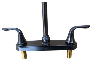 Two Handle Kitchen Faucet in Oil Rubbed Bronze Finish