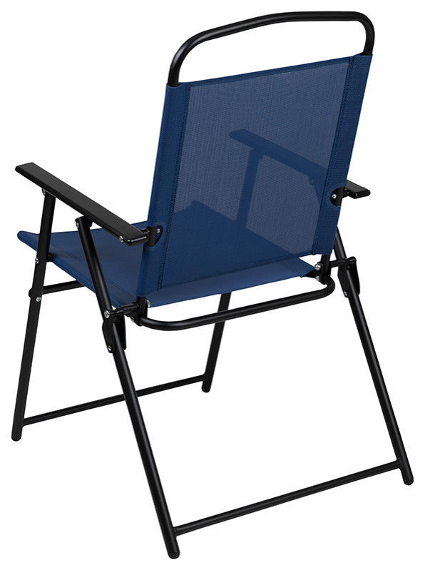 6PC Navy Patio Set & Umbrella