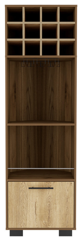 Corner Bar Cabinet Cataluï¿½a, Living Room, Mahogany / Aged Oak