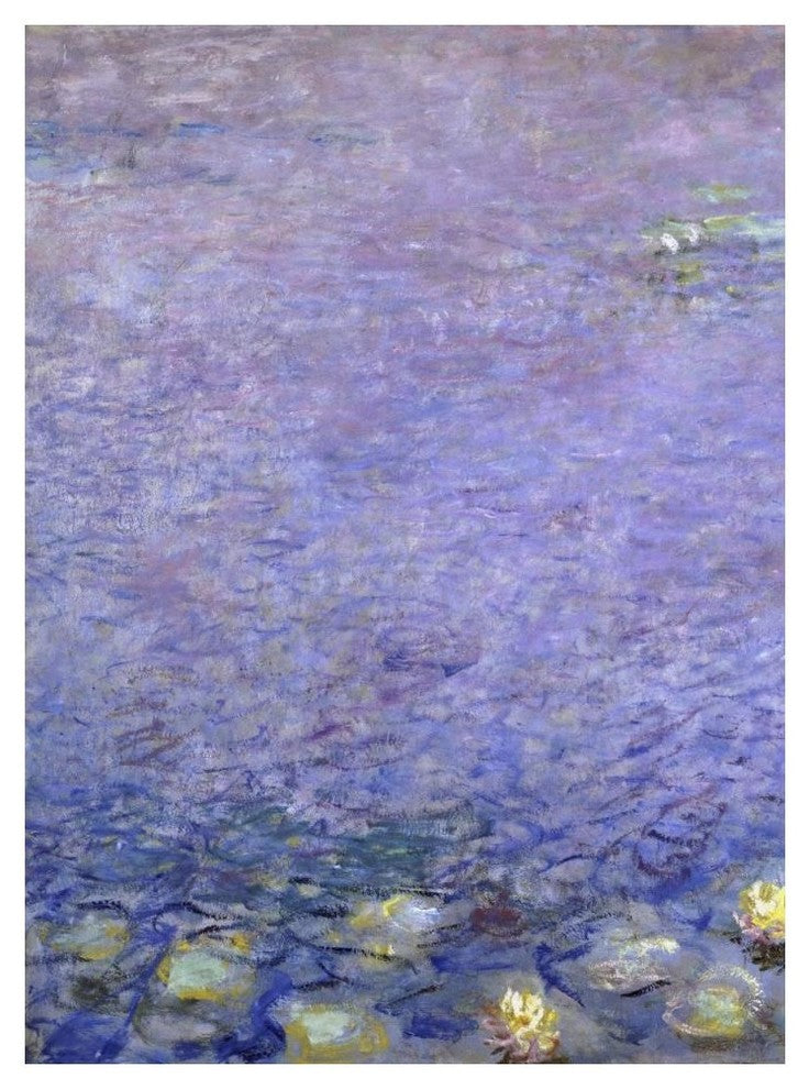"Water Lilies: Morning, c. 1914-26 (left)" Paper Print by Claude Monet, 38"x50"