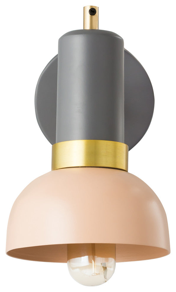 Juku Blush/Grey Wall Sconce