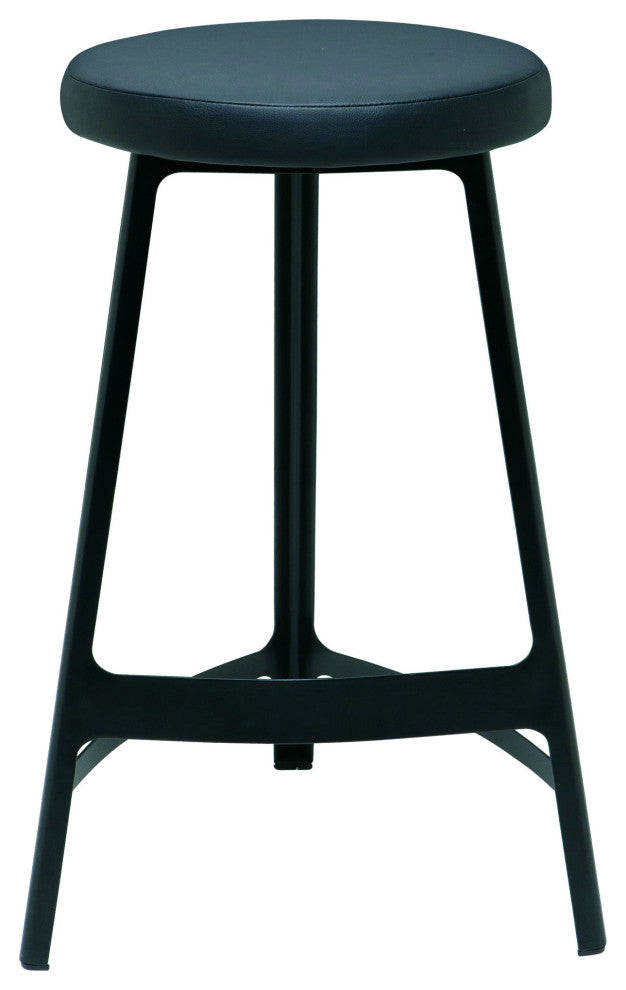Hyku Black Stool, Counter Height