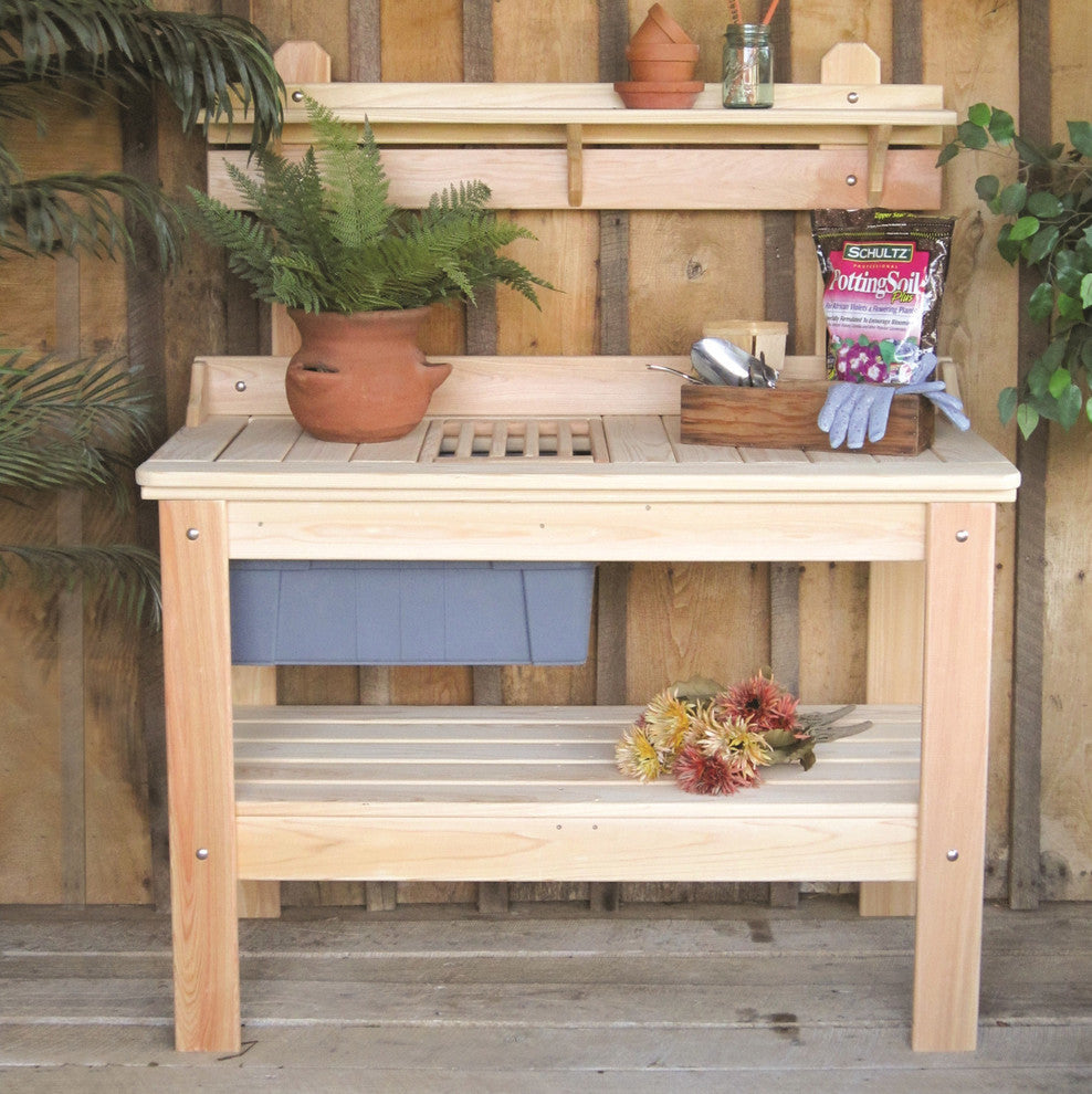Cypress Potting Table