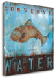"Conserve Water" By Wani Pasion, Giclee Print on Gallery Wrap Canvas