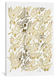 "Gold Olive Branches Artprint" by Cat Coquillette, 40x26x1.5
