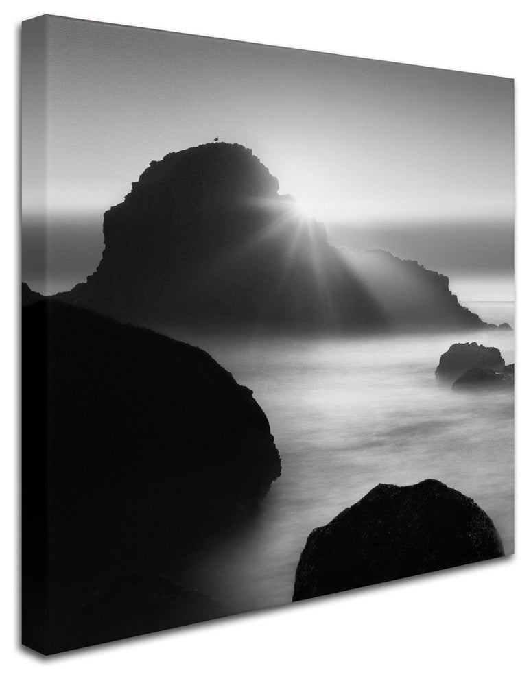 "Long Sunset at Indian Beach" Canvas Art by Moises Levy