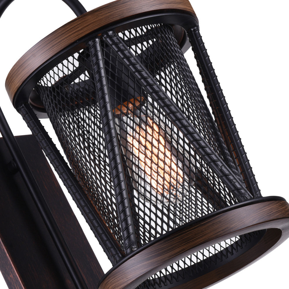CWI Lighting 9954W8-1-101 Parsh 1 Light Wall Sconce With Pewter Finish