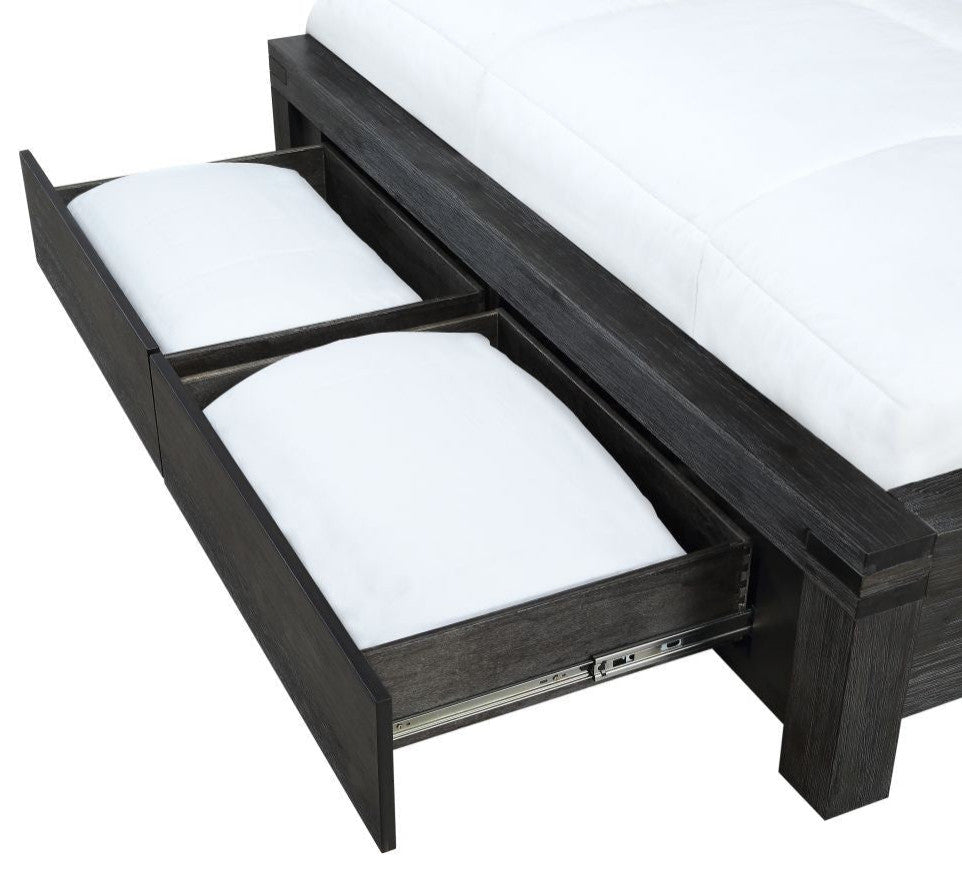 Modus Meadow Queen Storage Bed, Graphite
