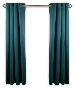 Heavy Duty Drapery Single Panel, Turquoise, 150"x96"