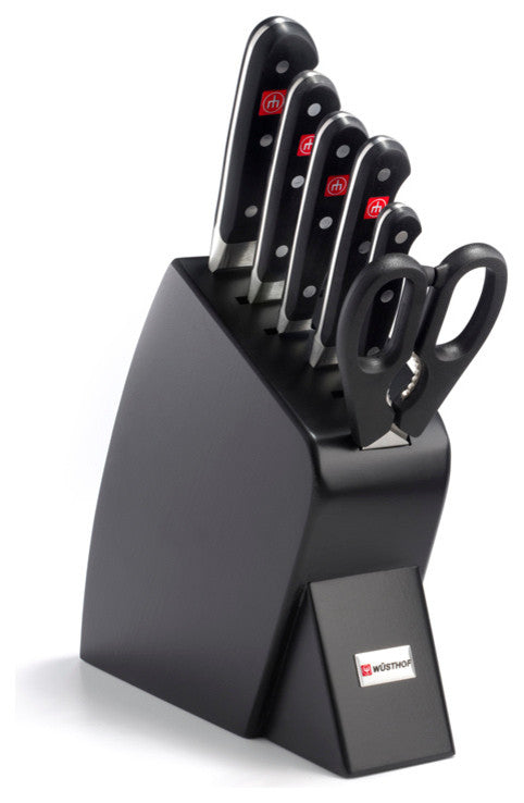Wusthof Classic - 7 Pc. Mobile Block Set - Black