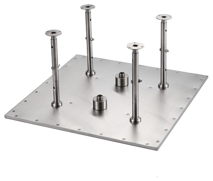 Juno 24"LED Rain Shower Head Thermostatic Shower Valve Set