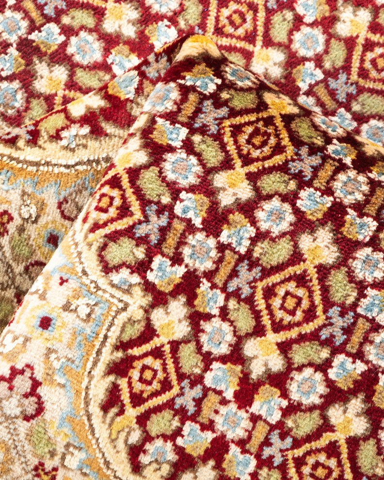 Mogul, One-of-a-Kind Hand-Knotted Area Rug Red, 4'8"x7'5"