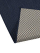 Outdoor Collection Accent Area Rug - Bacteria Resistant Rug, Navy, 7'10"x10'
