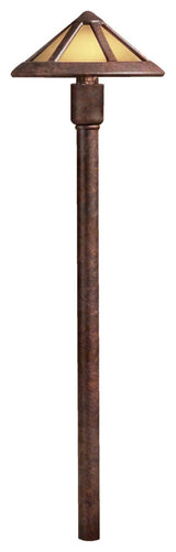 Textured Tannery Bronze 22.5" Path and Spread 1--Light 12V