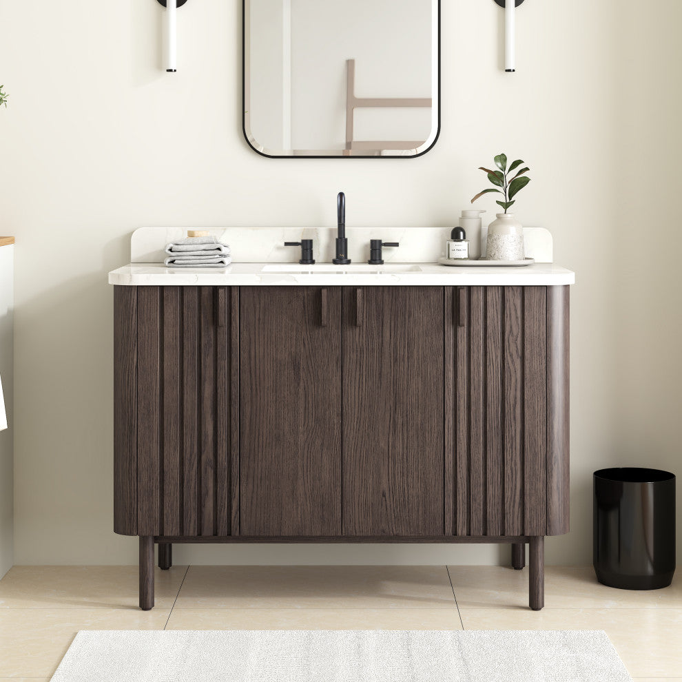 Blakely Vanity Combo Collection, Brown Oak, 49