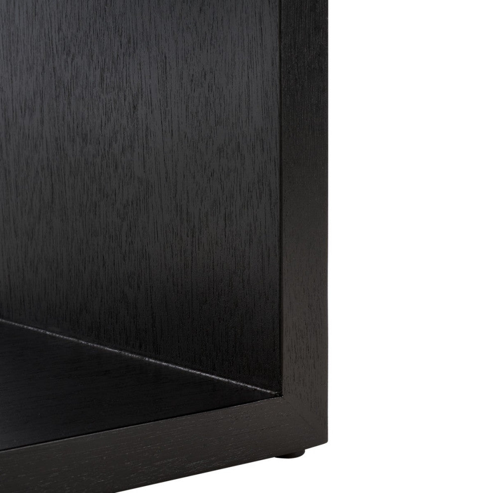 Safavieh Munson 2 Shelf 1 Drawer Console Table, Black