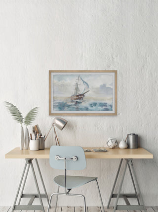 "Great Exploration" Framed Painting Print, 45"x30"