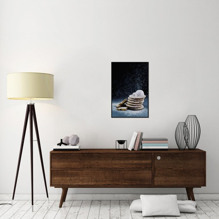 "Igloo (Powdered Sugar)" Framed Canvas Giclee by Dina Belenko, 21x31"