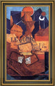 Juan Gris Tobacco  Newspaper Bottle Wine
