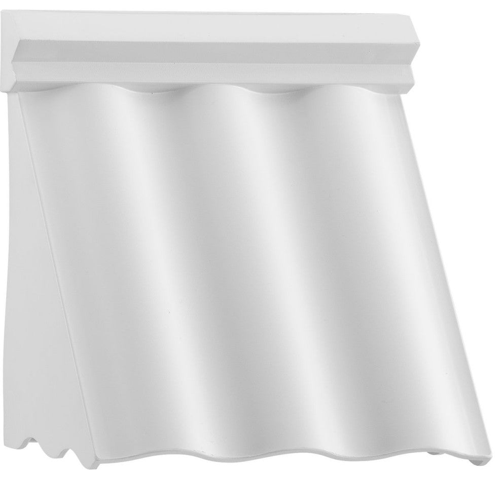 POINT DUMEÂ® Wakecrest LED Shelter White Outdoor Wall Lantern with DURASHIELD