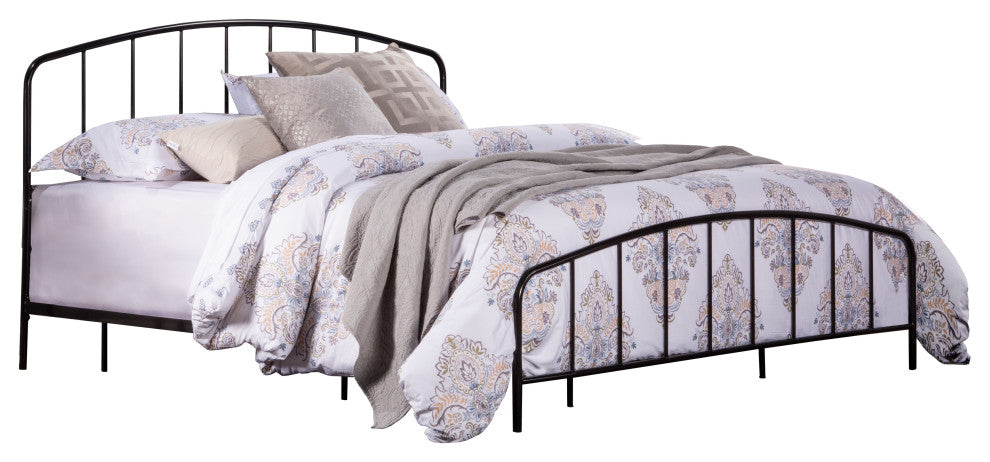 Hillsdale Tolland Metal King Bed With Metal Rails and Slats