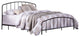 Hillsdale Tolland Metal King Bed With Metal Rails and Slats