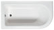 Malibu Broad RH Rectangle Soaking Bathtub 66x32x21 Biscuit