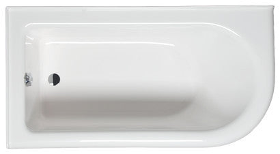 Malibu Broad RH Rectangle Soaking Bathtub 66x32x21 Biscuit
