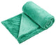 Fox Faux Fur Throw Blanket, Blue Turquoise, 50''x60''