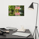 The Reflection of Wooddale Covered Bridge Unframed Wall Art Print, 12" X 18"