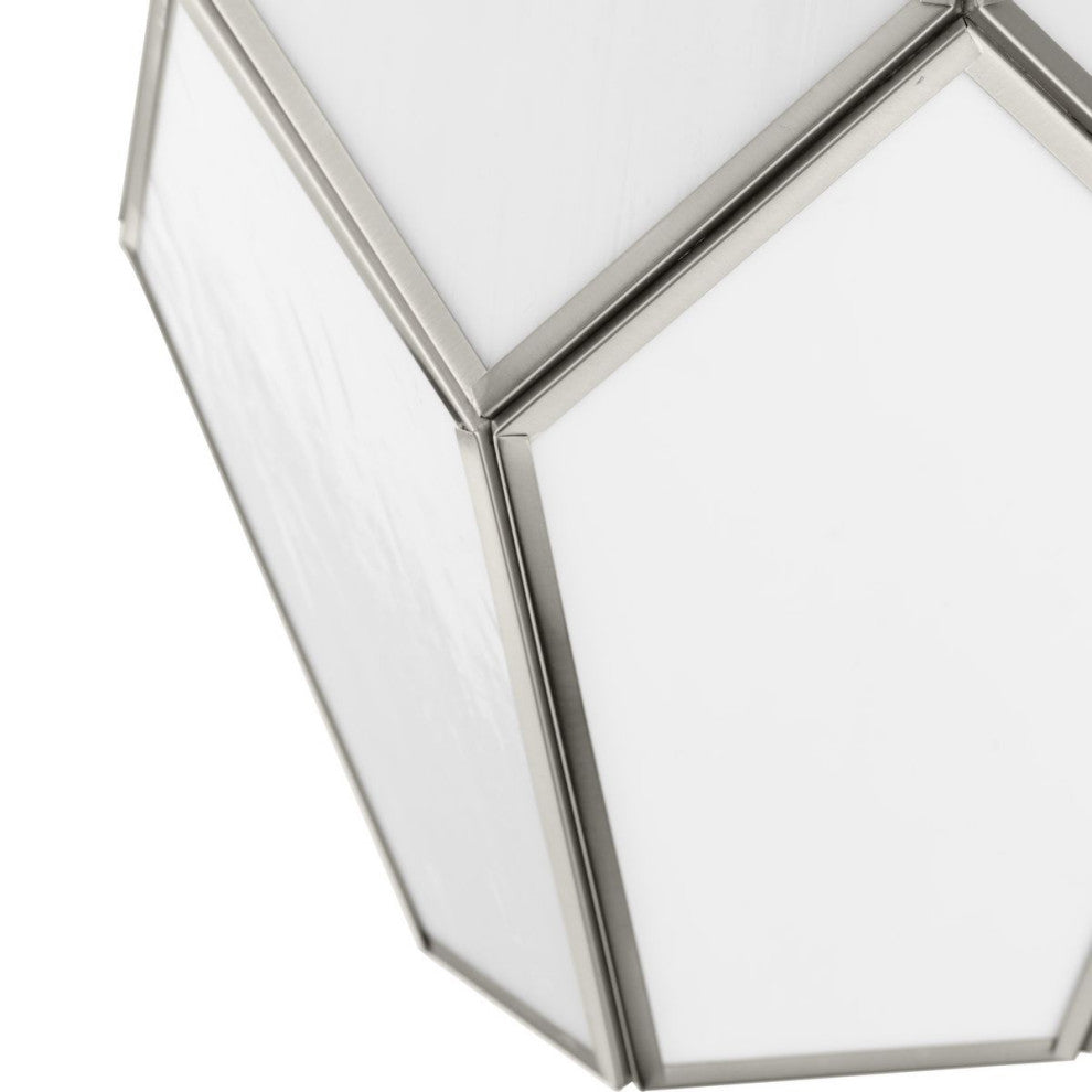 Latham Collection 1-Light Contemporary Pendant, Brushed Nickel