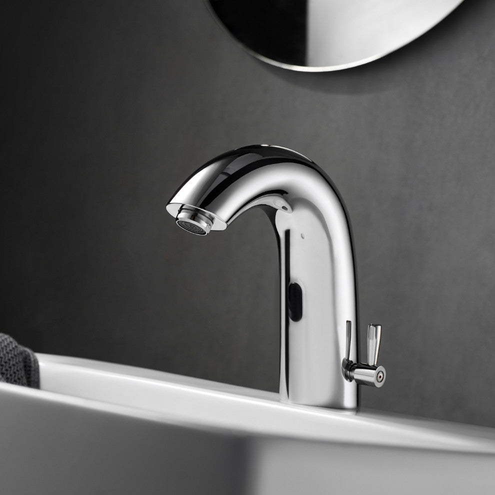 Jumilla Automatic Sensor Touchless Bathroom Faucet, Polished Chrome