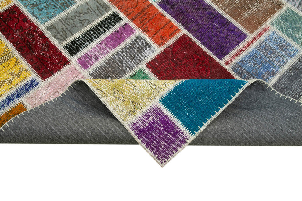 Rug N Carpet - Handmade Oriental 5' 9" x 7' 10" Decorative Patchwork Area Rug