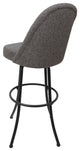 Swivel Counter 26" 30" Extra Tall 34" Metal Bar Stool M-235, Mojave Grey - Grey