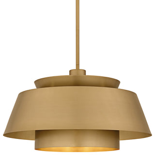 Quoizel LMI2824 Lumi 3 Light 24"W Pendant - Brushed Weathered Brass