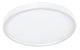 Edge Round LED Flush Mount, White, 12