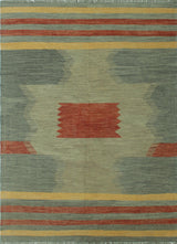 Winchester Kilim Janice Rust/Brown Rug, 5'0x6'7