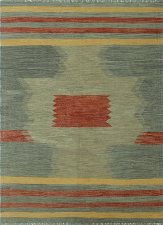 Winchester Kilim Janice Rust/Brown Rug, 5'0x6'7