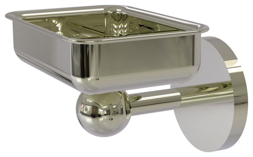 Skyline Wall Mount Soap Dish, Polished Nickel