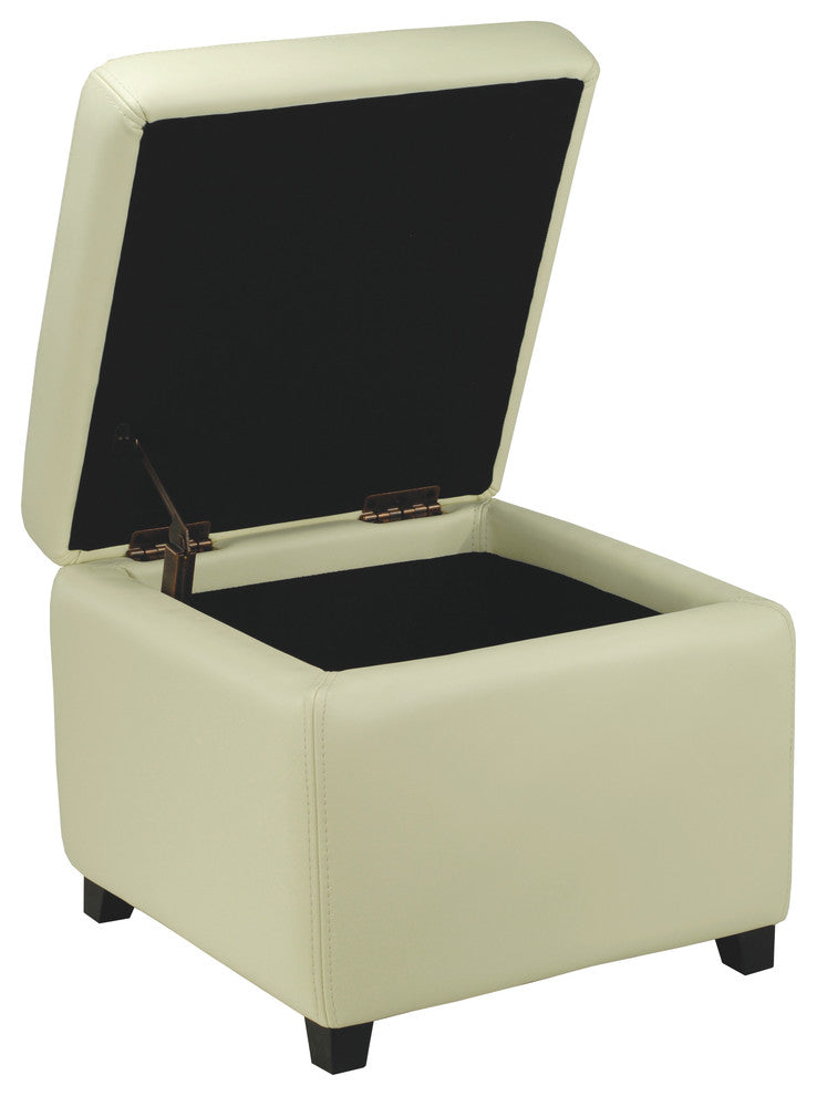 Safavieh Jonathan Flip Top Ottoman, Off White