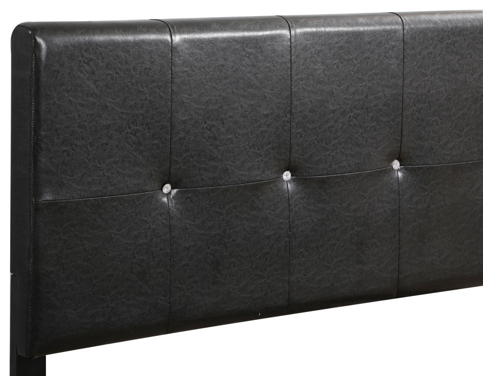Bed, Black, Queen