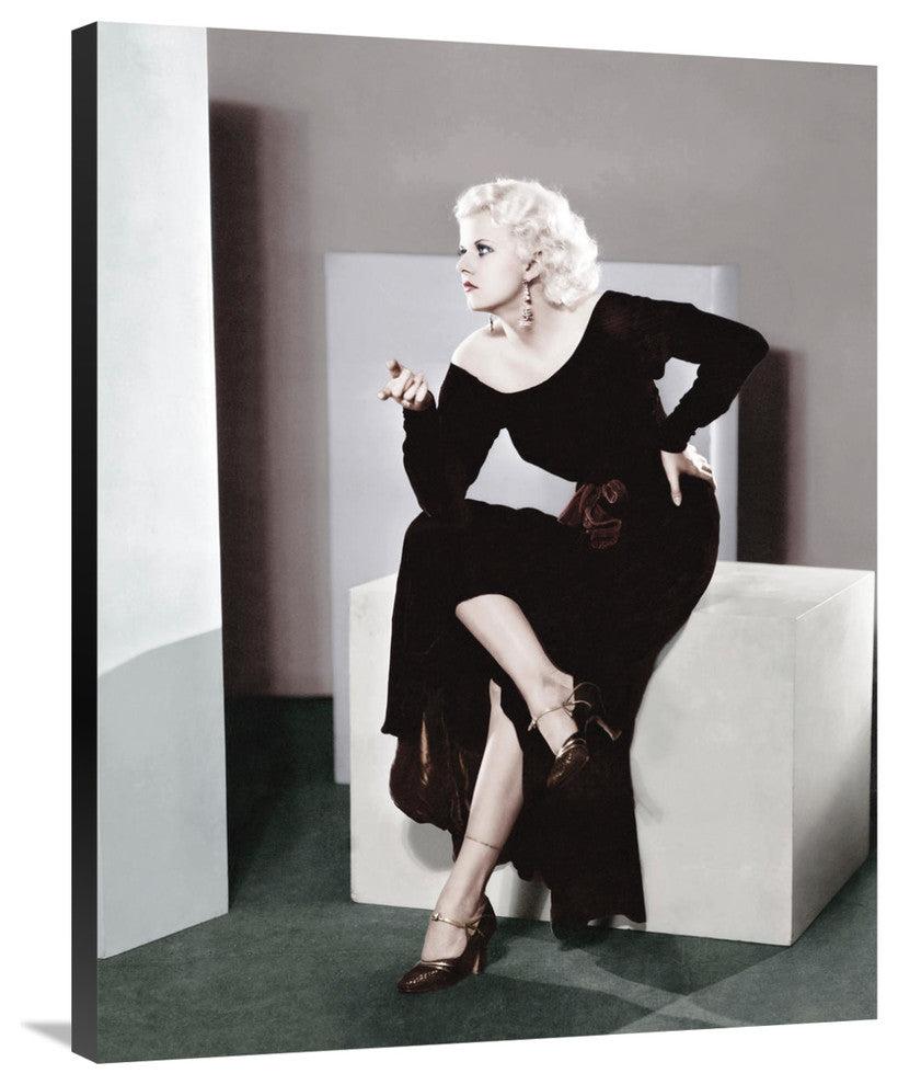 "Jean Harlow" Stretched Canvas Giclee by Hollywood Photo Archive, 28x36"