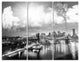 "Amazing Night in New York City" Photo Metal Wall Art, 3 Panels, 36"x28"