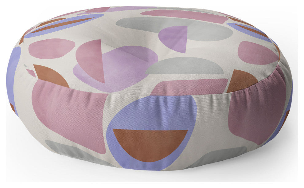 Marta Barragan Camarasa Geometric Shapes 78G Floor Pillow Round