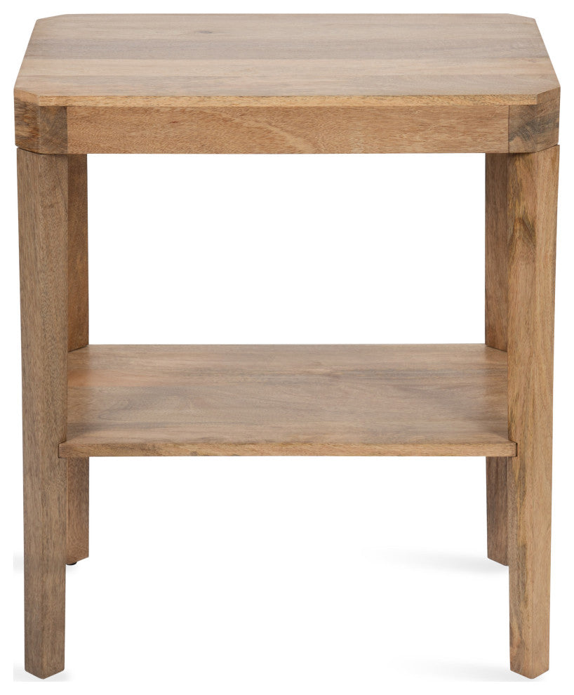 Talcott Wood Side Table, Natural 22x14x26