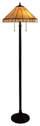 CHLOE Lighting CH31315MI18-FL2 BELLE Mission Tiffany-style Blackish Floor Lamp