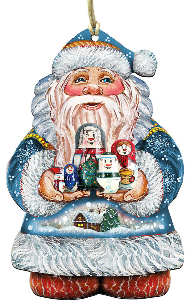 Matreshkas Santa Ornament
