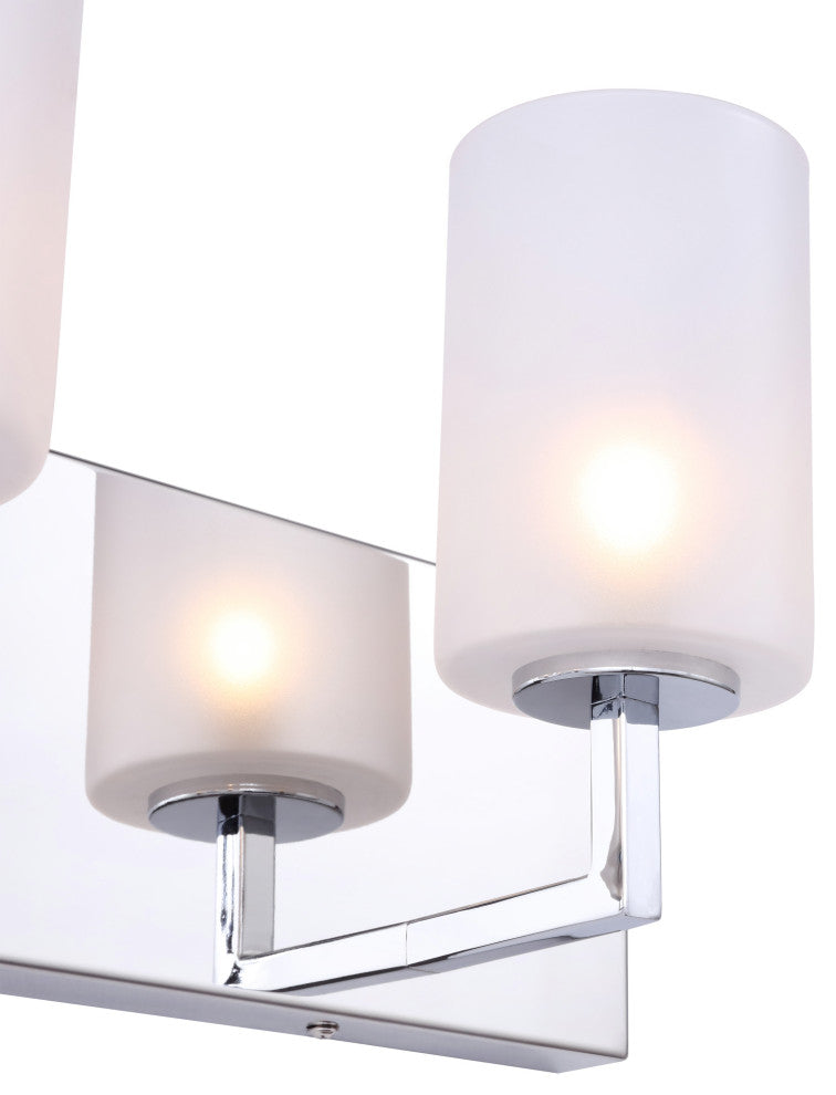 Woodbridge Lighting Candice Wall, 2-Light, Opal Cylinder Glass, Halogen G9