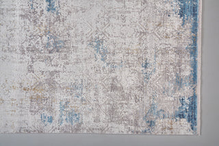 Weave & Wander Lindstra Ivory/Blue 3'1"x5' Rug